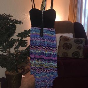 High Low Aztec Dress